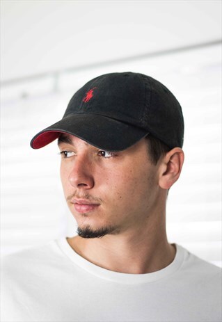 VINTAGE POLO RALPH LAUREN CAP LOGO 90S X 31