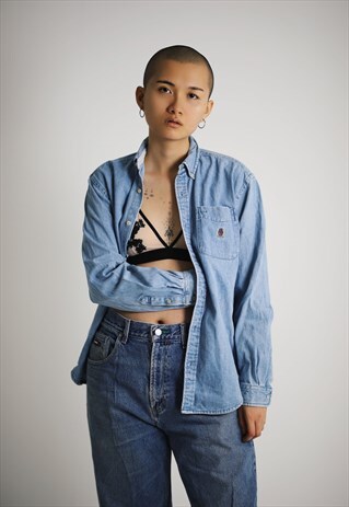 VINTAGE TOMMY HILFIGER DENIM SHIRT