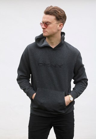 DKNY USA 90S ASPHALT HOODED SWEAT
