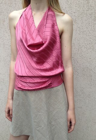 FAVOURITE FIND PINK SILK TOP