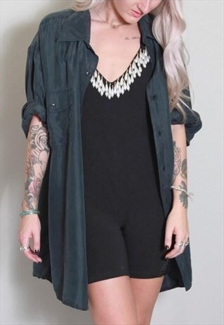 VINTAGE 1980'S AMAZING PEARL BEADED BLACK BODY