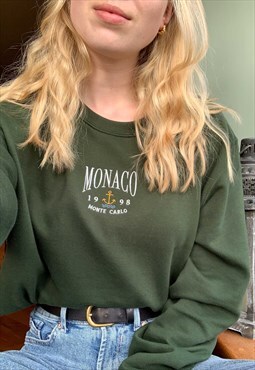 Monaco Embroidered Sweatshirt
