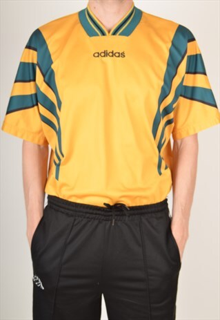 VINTAGE ADIDAS FOOTBALL SHIRT MADE IN ENGLAND (2994)