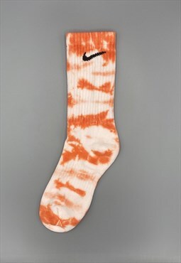 Nike Unisex Tie-Dye Socks - Pumpkin 
