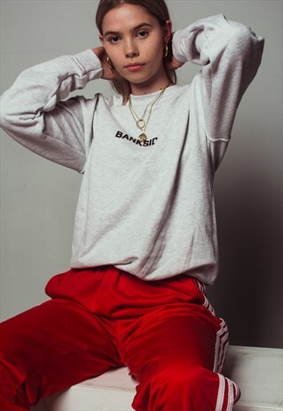 GREY BANKSIDE SWEATSHIRT