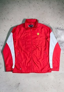 Vintage Y2K Mens Ferrari Racing Jacket