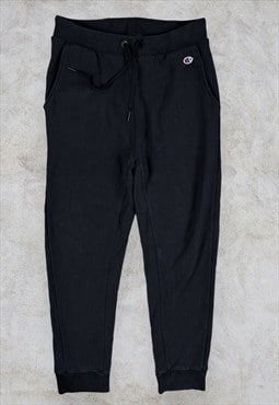 Vintage Champion Joggers Black Sweatpants Men's Medium