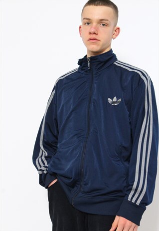 VINTAGE ADIDAS TRACK JACKET BLUE