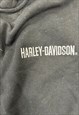 HARLEY-DAVIDSON HOODIE ZIP UP SLEEVELESS SWEATSHIRT