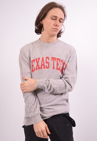 VINTAGE CHAMPION TOP LONG SLEEVE GREY