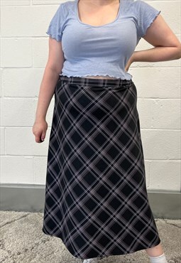 (Size 18) Vintage Nova Check Skirt