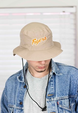 VINTAGE TIGERS BUCKET HAT LOGO 90S ONE SIZE 1.6