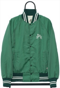 Vintage Apollo 90s Pure Spring Green Varsity Jacket Mens