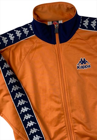 orange kappa tracksuit