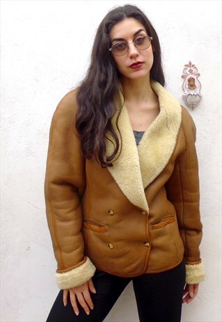VINTAGE LEATHER 70'S JACKET