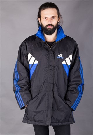 VINTAGE 90S ADIDAS MANAGERS COAT