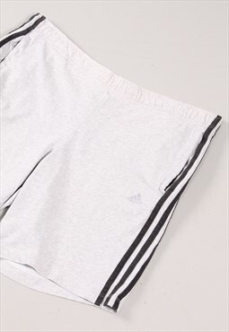 Vintage Adidas Shorts in Grey Casual Gym Sportswear Medium