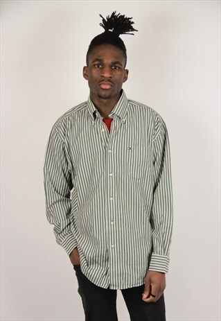 VINTAGE TOMMY HILFIGER STRIPED SHIRT