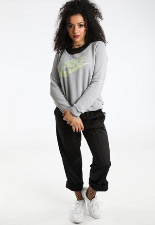 90S NIKE PRINT SPELL OUT LOGO SWEATSHIRT