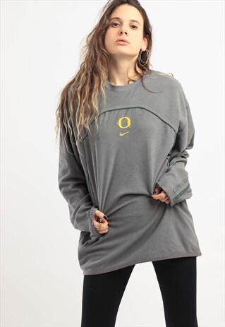 VINTAGE NIKE FLEECE SWEATSHIRT GREY