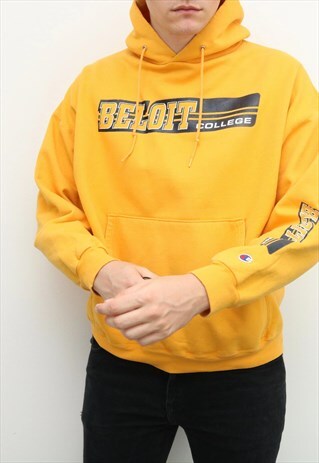 CHAMPION - YELLOW BELOIT HOODIE - XXLARGE