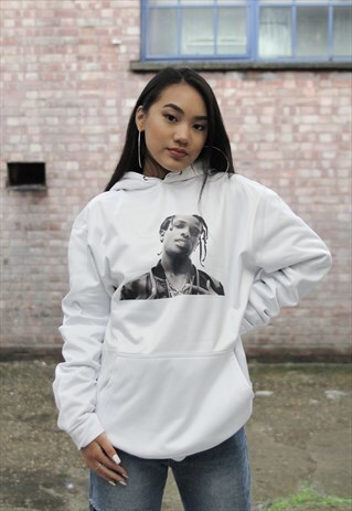 NEW IN - ASAP ROCKY ICON WHITE HOODIE