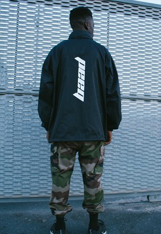 BAAD WINDBREAKER BLACK (WHITE PRINT )