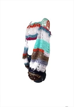 Hand knitted grunge fairycore crop jumper 