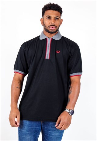 VINTAGE FRED PERRY POLO T-SHIRT AWT32