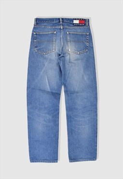 Vintage 90s Tommy Hilfiger Denim Straight-Leg Jeans in Blue