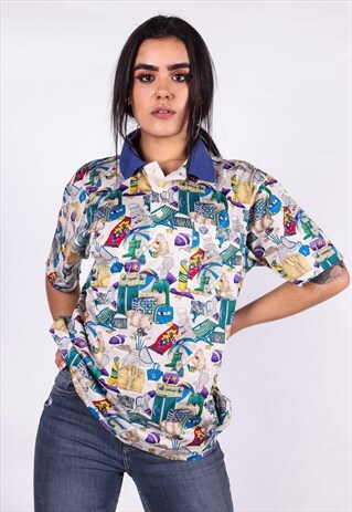 VINTAGE SUPERIOR PRINT SHIRT S1460