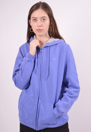 VINTAGE CHAMPION HOODIE SWEATER BLUE