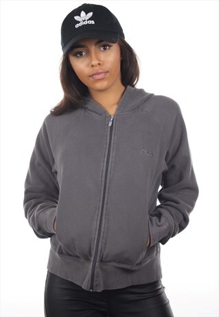 VINTAGE FILA ZIP UP HOODIE SWEATSHIRT