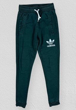 Adidas Originals Green Joggers Track Pants Slim Womens Small