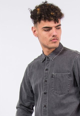 LEVI'S GREY DENIM SHIRT