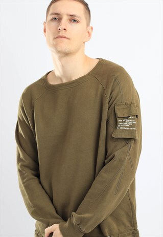 VINTAGE DIESEL SWEATSHIRT GREEN