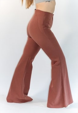Y2K Chocolate Flare Trousers