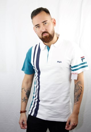 VINTAGE FILA SPORT POLO LOGO EMBROIDERED