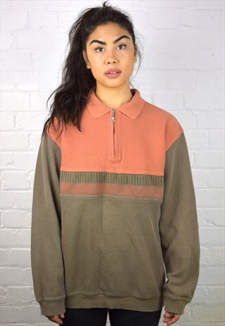 VINTAGE 90'S 1/4 ZIP SWEATSHIRT