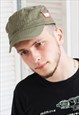 JAPANESE LABEL ARMY CADET CAP KHAKI RETRO MILITARY MEN HAT