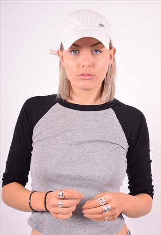 NIKE WOMENS VINTAGE CAP ONE SIZE WHITE 90'S