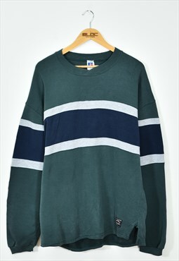 Vintage 1990's Heavyweight Russell Athletic Sweatshirt Green