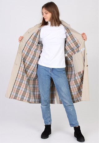 90'S VINTAGE OVERSIZED TRECH COAT
