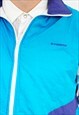 VINTAGE 90S SLEEVELESS TRACK JACKET IN BLUE VEST