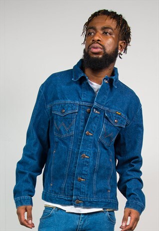 WRANGLER VINTAGE BLUE DENIM JACKET