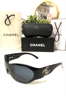 Chanel CC 5073 Wrap Around Visor sunglasses. 