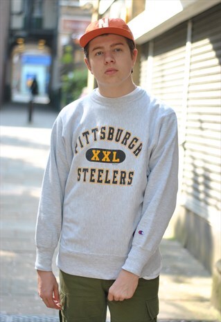 VINTAGE 90S CHAMPION REVERSE WEAVE USA COLLEGE SWEATER