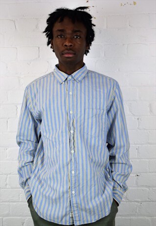 VINTAGE 90'S J. CREW STRIPED SHIRT