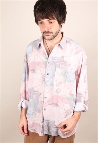 VINTAGE CRAZY PATTERN SHIRT ASM1491