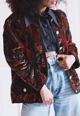 Patterned quilted jacket
